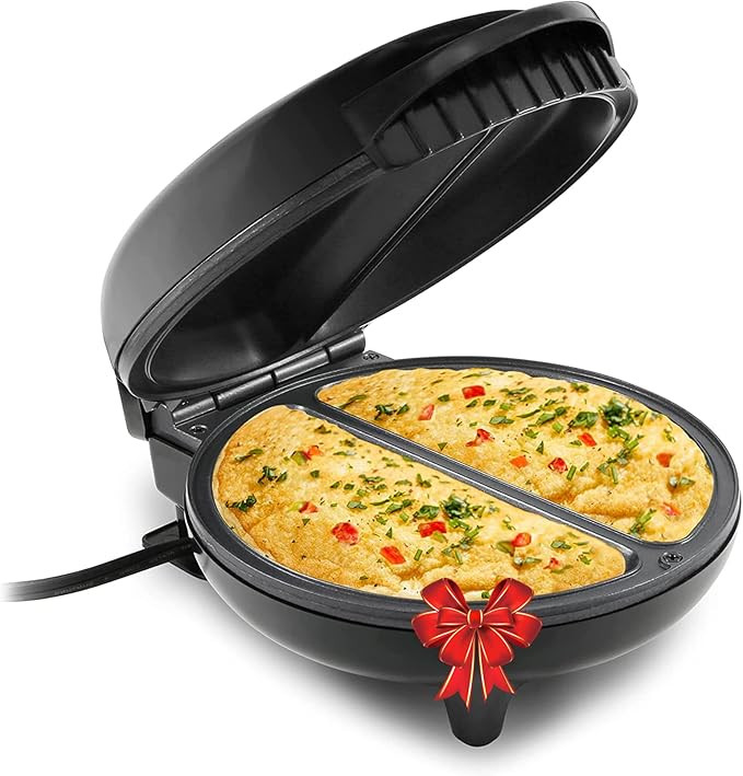 Elite Gourmet EOM205 Non-Stick Omelet, Frittata, Snack Pocket Maker, Gourmet Breakfast, Dessert M... | Amazon (US)