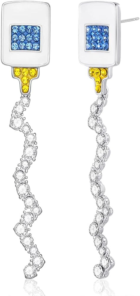 FAUTHENTICUTE Long Teacher Earrings For Women Cute Glue Bottle Rhinestone Glue Dangle Earrings Fu... | Amazon (US)