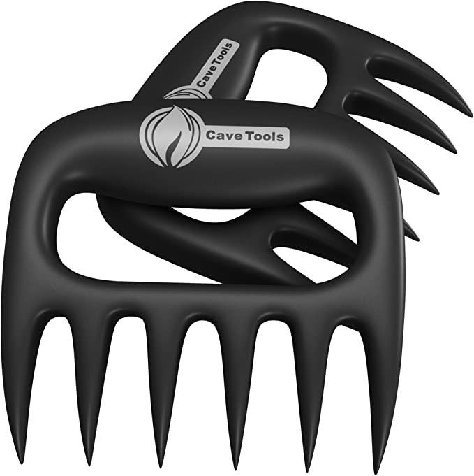 Cave Tools Meat Claws for Shredding Pulled Pork, Chicken, Turkey, and Beef- Handling & Carving Fo... | Amazon (US)