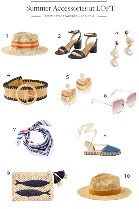Summer accessories at LOFT ✨

#LTKOver40 #LTKSeasonal #LTKStyleTip
