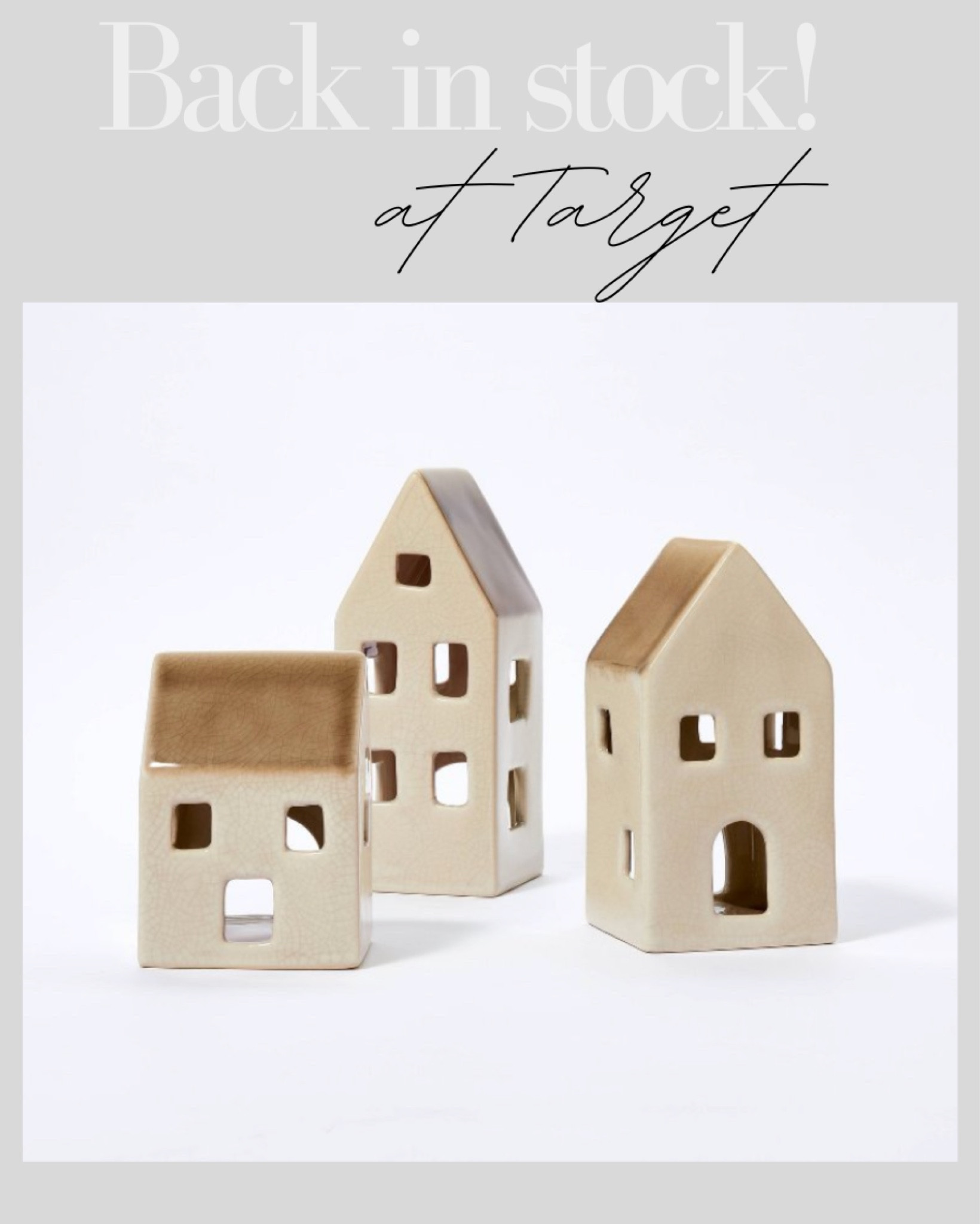 These beautiful ceramic houses are back in stock! Also linking some Christmas favorites 🎅🏻

Target finds, holiday decor, Christmas decor, home decor

#LTKSeasonal #LTKHoliday #LTKhome