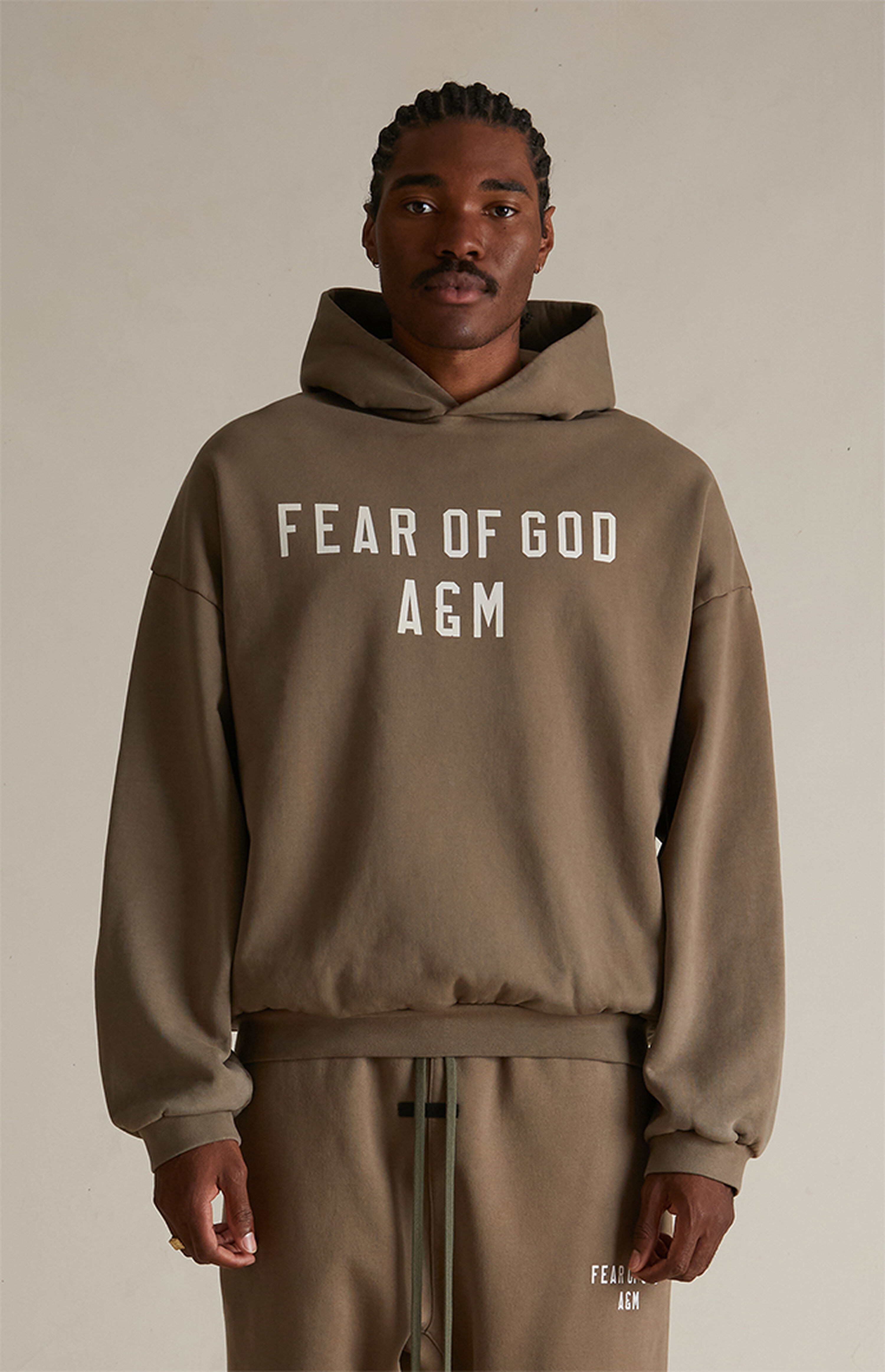 Fear of God Essentials Military Heavy Fleece Hoodie | PacSun