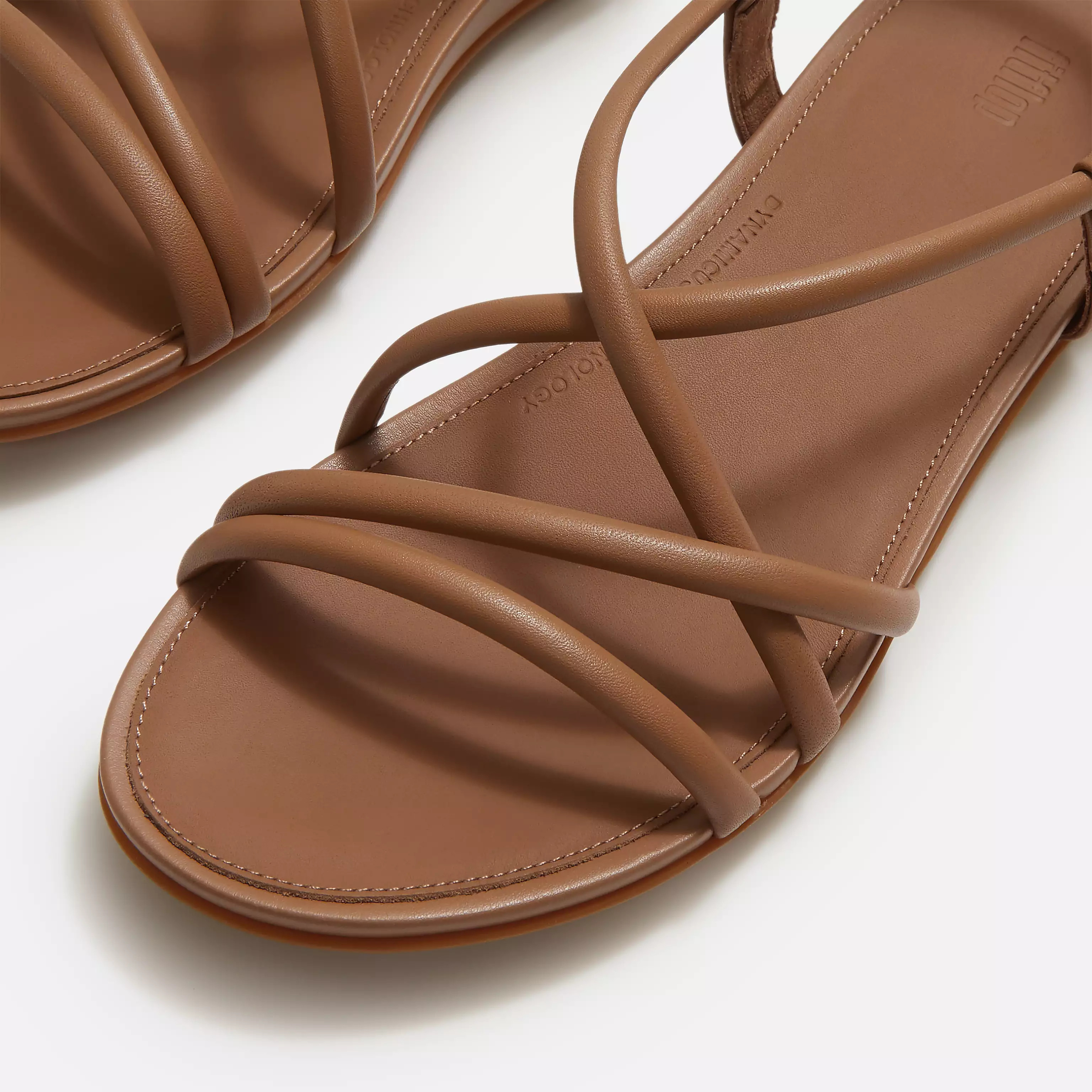 GRACIE Leather Strappy Back-Strap Sandals | FitFlop (US)