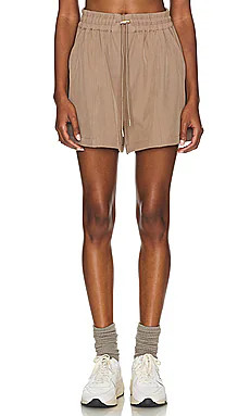 Varley Barket Short in Taupe Stone from Revolve.com | Revolve Clothing (Global)