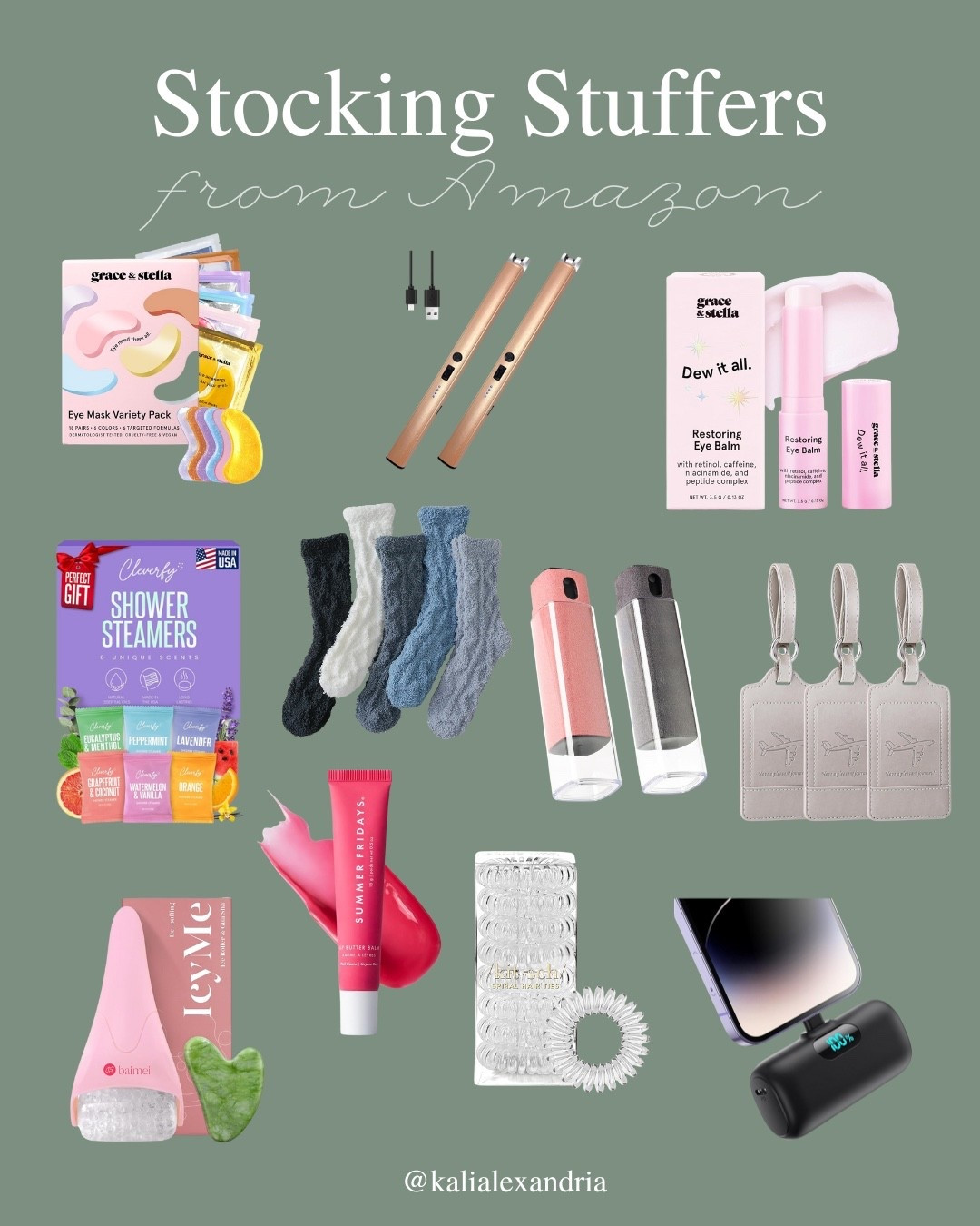 Stocking stuffers, gift ideas for her, stocking stuffers from Amazon, Amazon finds 

#LTKGiftGuide #LTKHoliday #LTKFindsUnder50