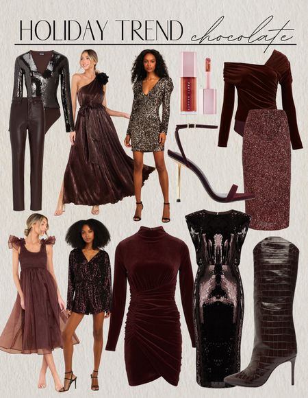 Holiday fashion, trending, sequins, sequin outfit, brown dresses, holiday dresses, nye dresses, maxi dress, mini dress, sequin dress, New Year’s Eve dresses

#LTKstyletip #LTKHoliday #LTKSeasonal