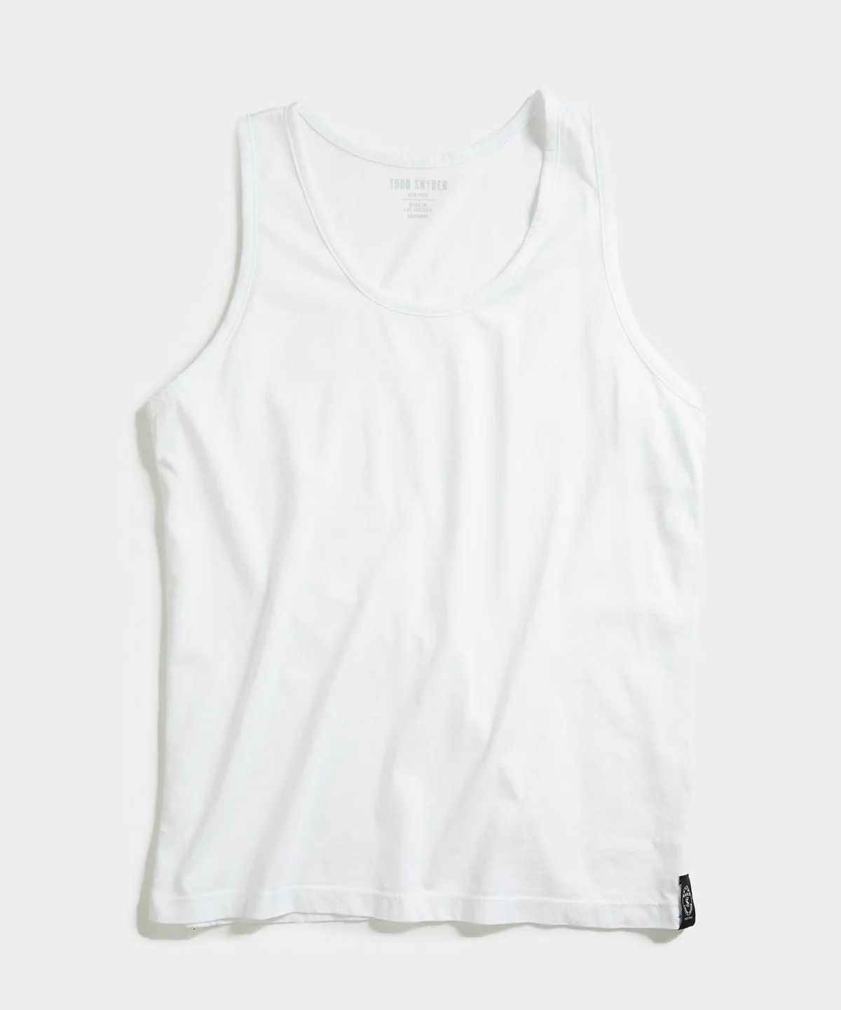 Made in L.A. Tank Top in White | Todd Snyder