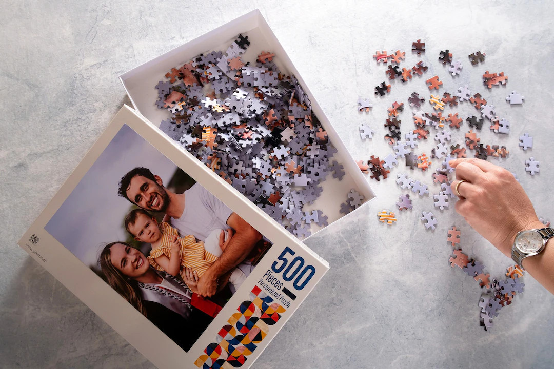 Personalized Puzzle, Large Piece Jigsaw Puzzles for Seniors Adults, Puzzles for Elderly, Custom P... | Etsy (US)