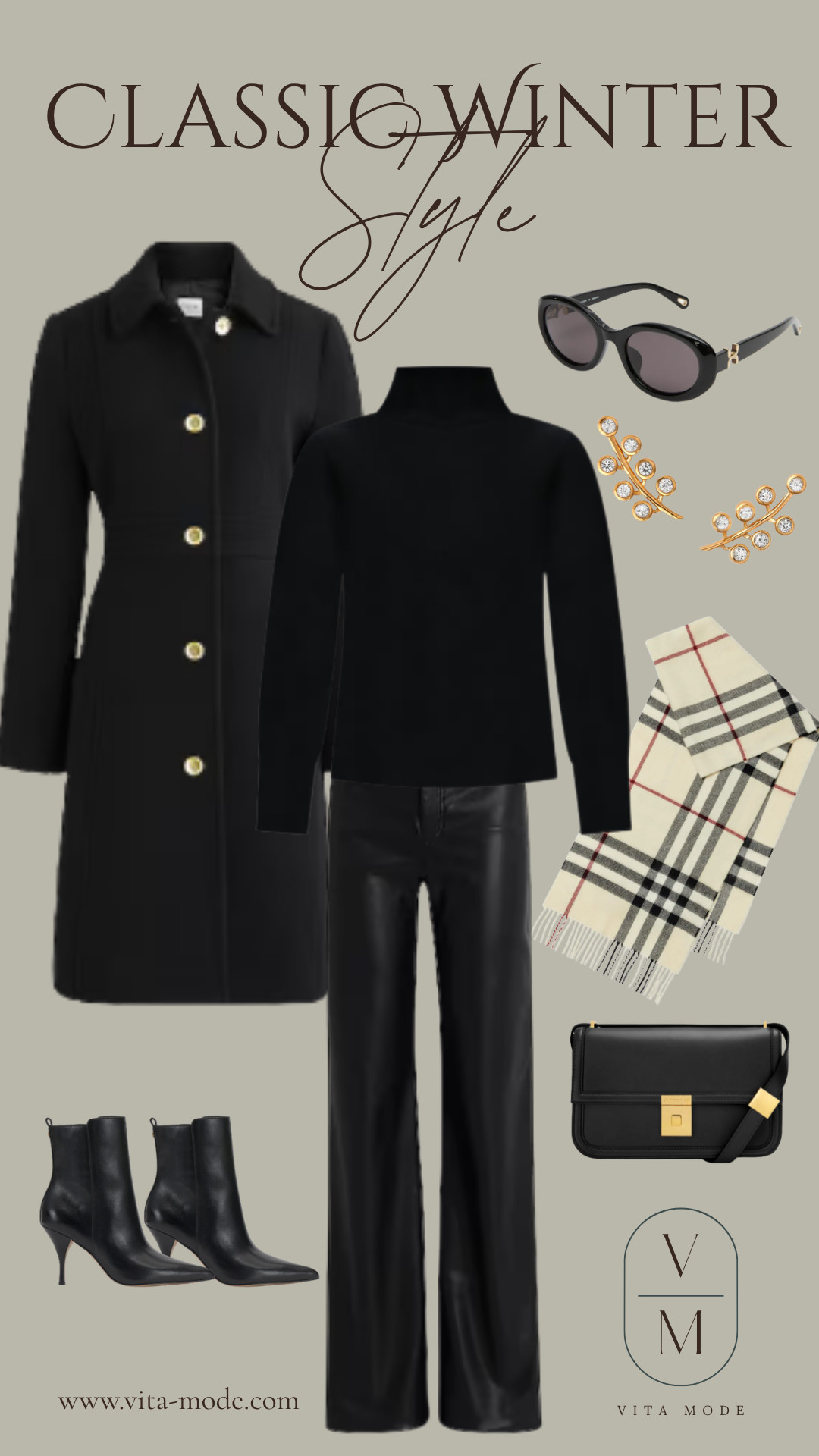 Classic Winter Style | Timeless Black Outfit for Effortless Sophistication

Polished, timeless, and endlessly wearable.  This all-black winter look is proof that simple can still feel elevated. Pair a structured coat with classic leather pants, sleek boots, and minimal accessories for a look that works for everything from meetings to dinner out. Add a touch of texture with a plaid scarf for that perfect, pulled-together finish. Great for work or a night out.

#classicstyle #winterfashion #capsulewardrobe #winteroutfitideas #minimalstyle 

→ Shop my favorite classic winter pieces directly in my LTK. 

 #LTKSeasonal #LTKMidsize #LTKWorkwear