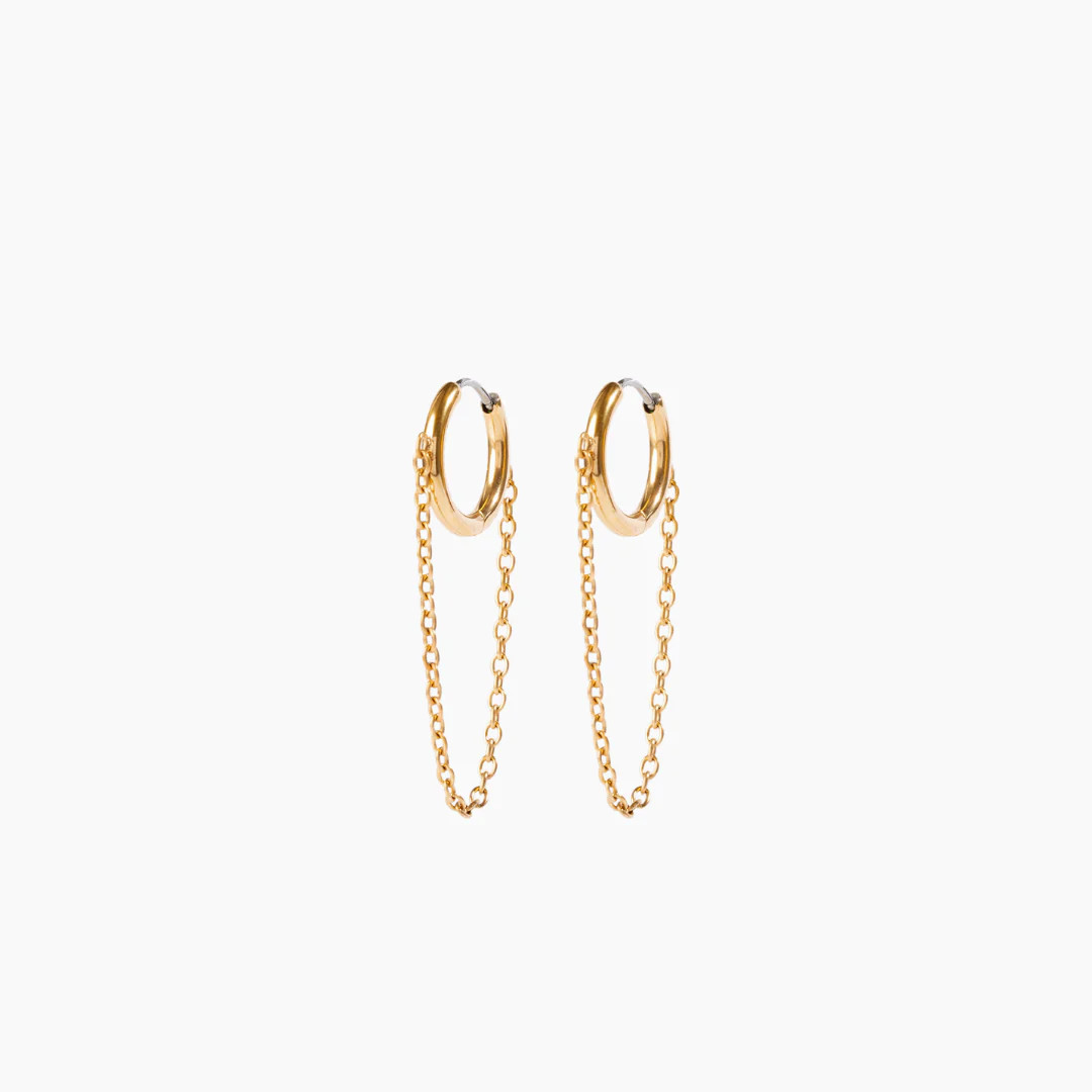 mini jane hoop earrings | Tini Lux