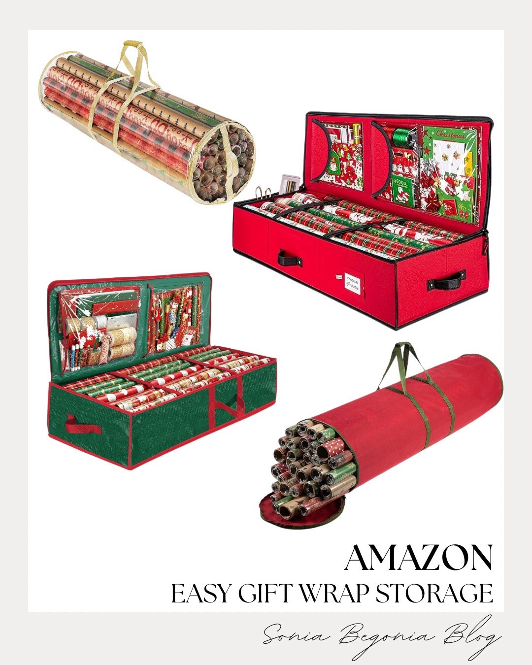 HOLIDAY STORAGE: Festive Patterns, Ribbons, & Organized Wrappings! 🎁

Embrace the post-holiday season with this perfectly balanced organization solution! ✨

We are obsessed with the statement pieces: heavy-duty gift wrap storage organizers in festive red and forest green, designed to keep your rolls pristine. Balance your holiday collection with slim, under-bed storage containers or cylindrical bags that accommodate extra-long rolls. Finish the look with smart, functional details: reinforced carrying handles for easy transport, internal pockets for bows and ribbons, and durable clear or fabric covers to protect your gift wrap from dust and wrinkles all year long!

#HolidayOrganization
#GiftWrapStorage
#OrganizationHacks
#ChristmasCleanup
#StorageSolutions
#HomeOrganization
#ChristmasDecor
#AmazonFinds
#Decluttering
#GiftWrapping
#HolidayCleanUp
#LTKHome
#LTKUnder20
#GetOrganized
#HomeHacks


#LTKHome #LTKFindsUnder50 #LTKHoliday