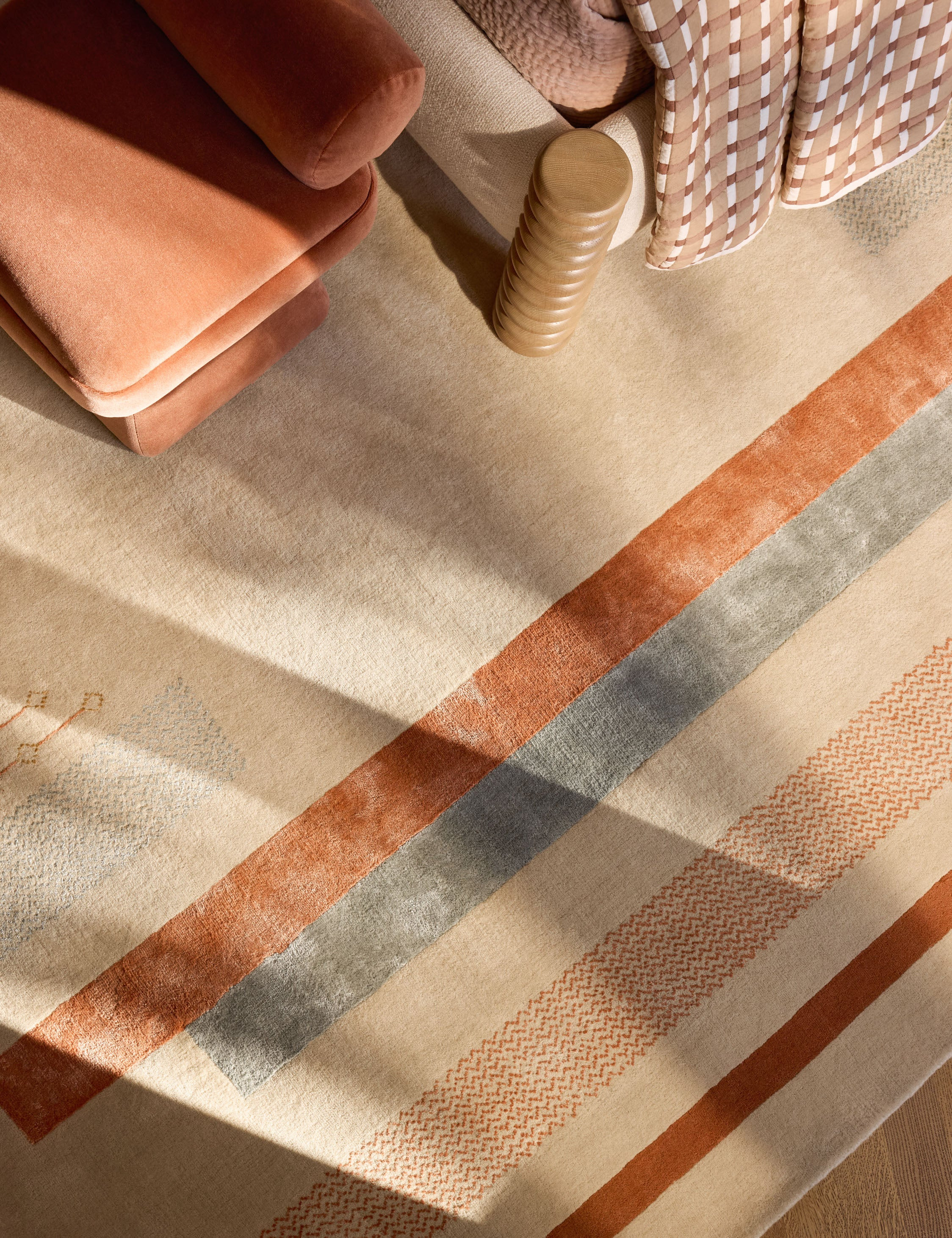 Pemberton Hand-Loomed Wool Blend Rug | Lulu and Georgia 