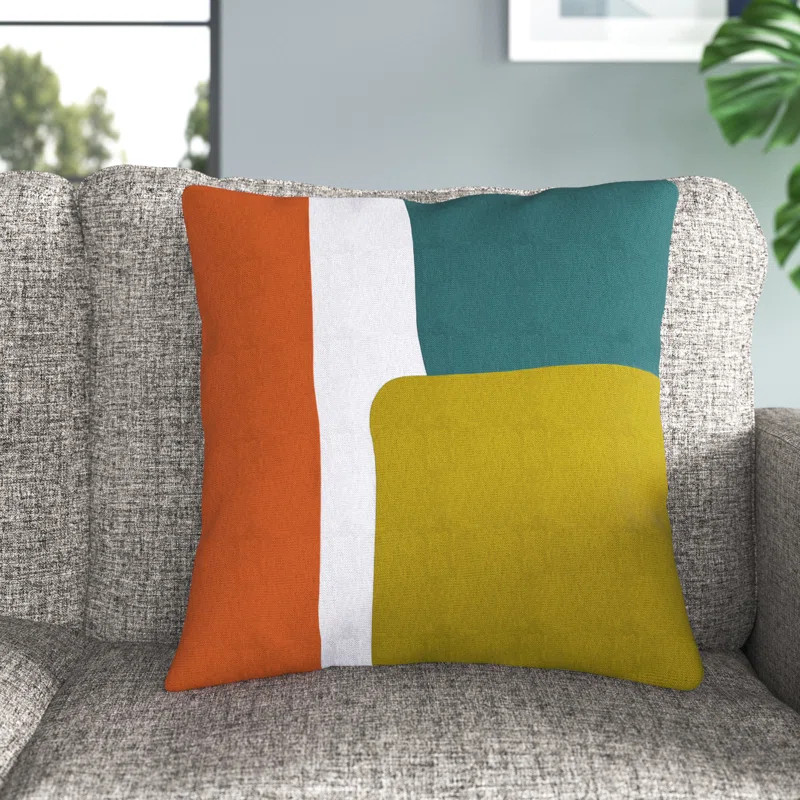 Hurtsboro Patchwork Cotton Throw Pillow | Wayfair North America