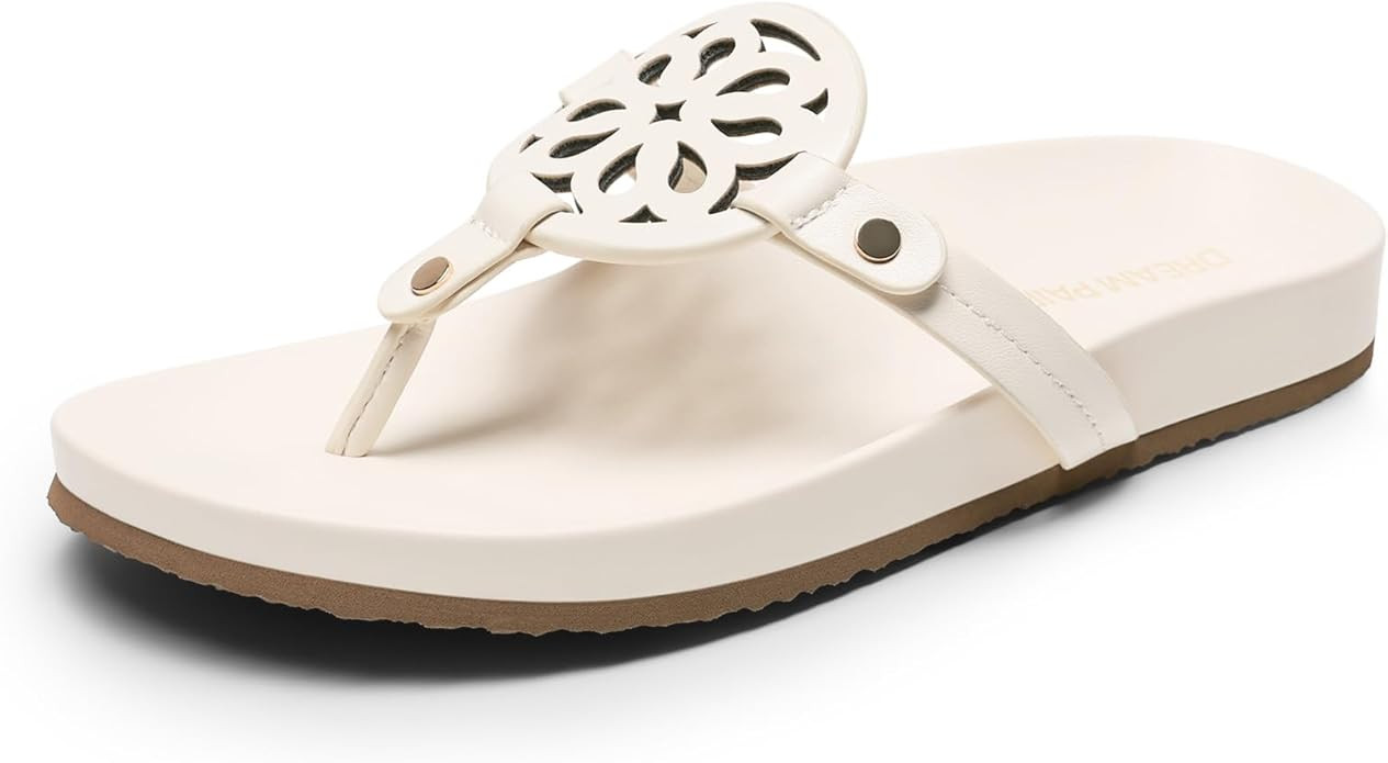 DREAM PAIRS Platform Flip Flops for Women Arch Support Soft Cushion Comfortable Dressy Thong Sand... | Amazon (US)