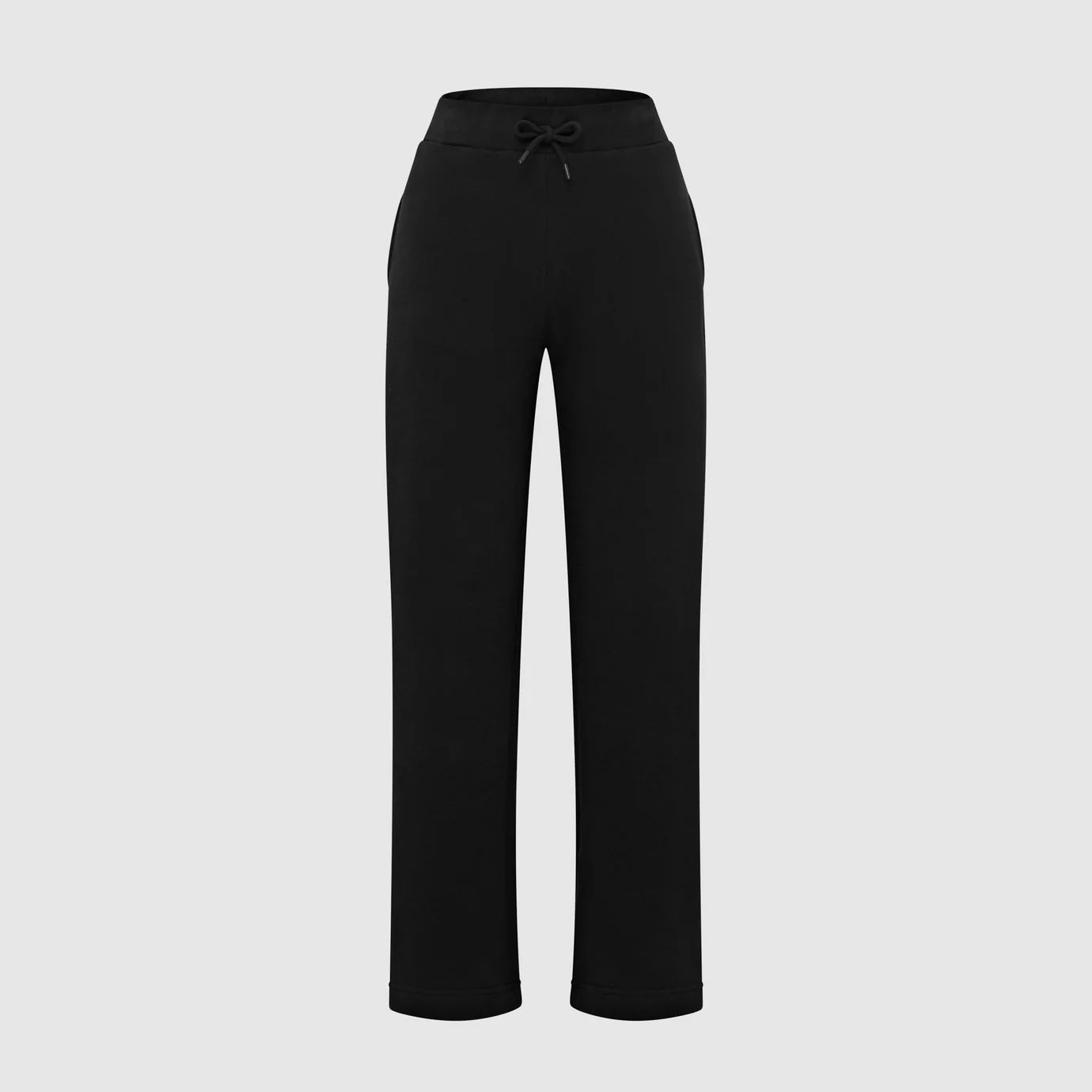 WIDE LEG JOGGERS - BLACK | WAT The Brand