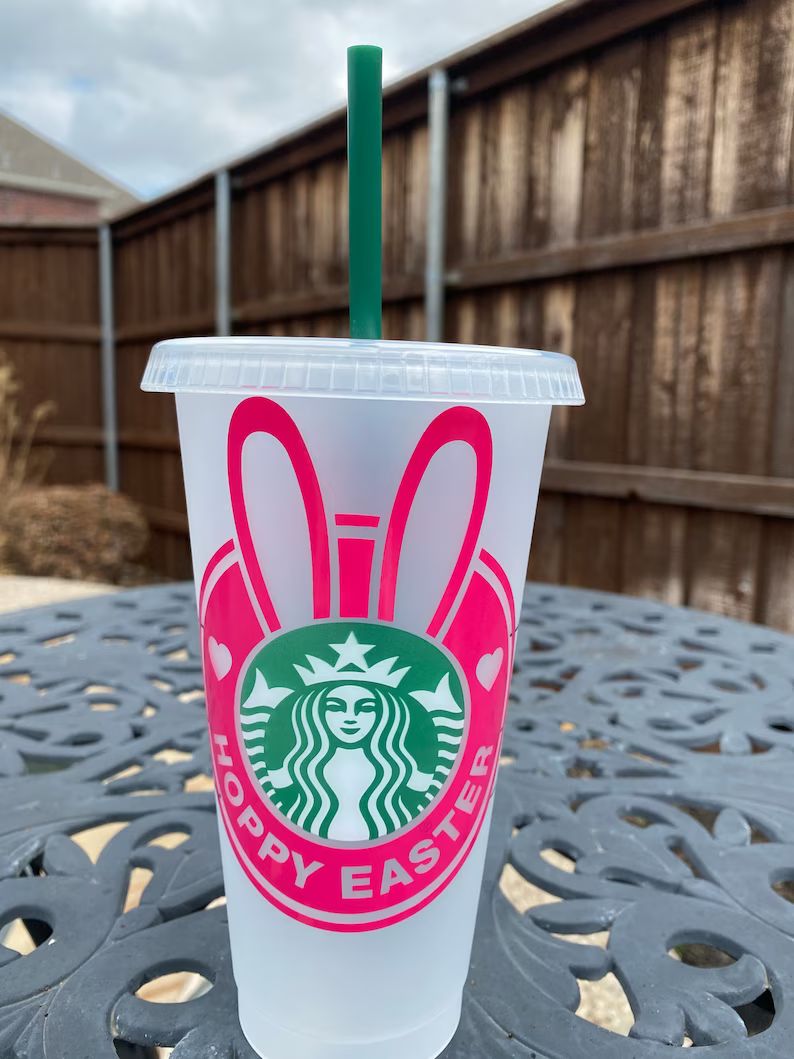 Easter Starbucks Cup Starbucks Easter Cup Personalized | Etsy | Etsy (US)