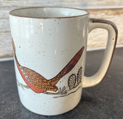 Vtg OTAGIRI Roadrunners Cactus Specald Stoneware Coffee Mug, Japan Single Mug | eBay US