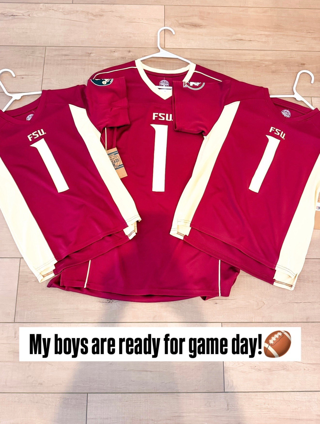 #Targetpartner My boys are ready for game day in these FSU jerseys from the NCAA Fan Shop at Target! Tailgate outfit. College football jerseys. The shop has so many college football teams in it! @Target

#LTKootd #LTKMens #LTKKids