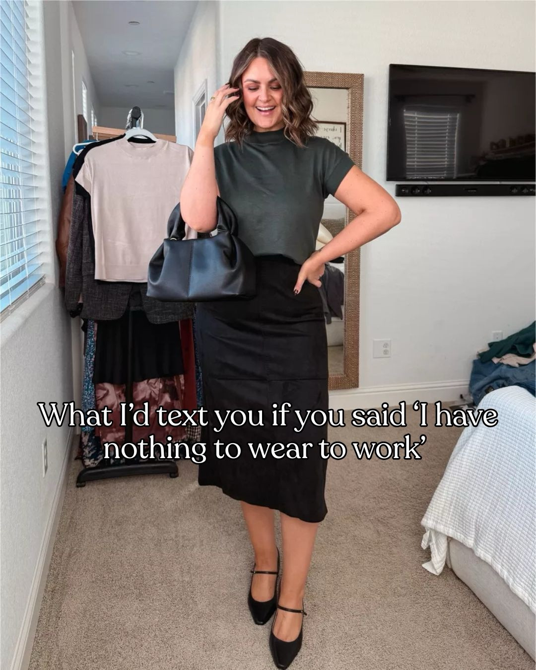 Midsize Workwear Outfits

(1) Sweaters/tops, large Pants, 12 Skirt, large Shoes, 10 (true size) Cupshe code, court15 and court20
(3) Top & pants, XL (if in between, size up) Trench, large
(5) Top, tank & sweater Large, Gray slacks 14
(6) eans, 12 (if in between, size down) Top, medium (size down) Belt, XL (need large) Sweater, large Shoes, 10 (true size)
(7) Set, L/XL Jacket, XL Size 12
(8) Top, medium (size down) Jeans, 12 (if in between, size down) Blazer, large
(9) Sweaters/tops, large Pants, 12
(10) Skirt, XL Sweater, large

#LTKWorkwear #LTKMidsize #LTKFindsUnder100