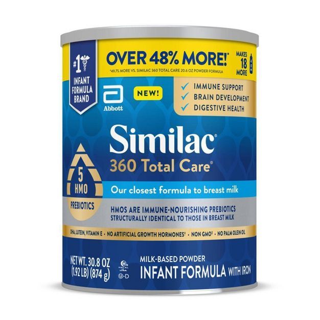 Similac 360 Total Care Non-GMO Infant Formula Powder - 30.8oz | Target