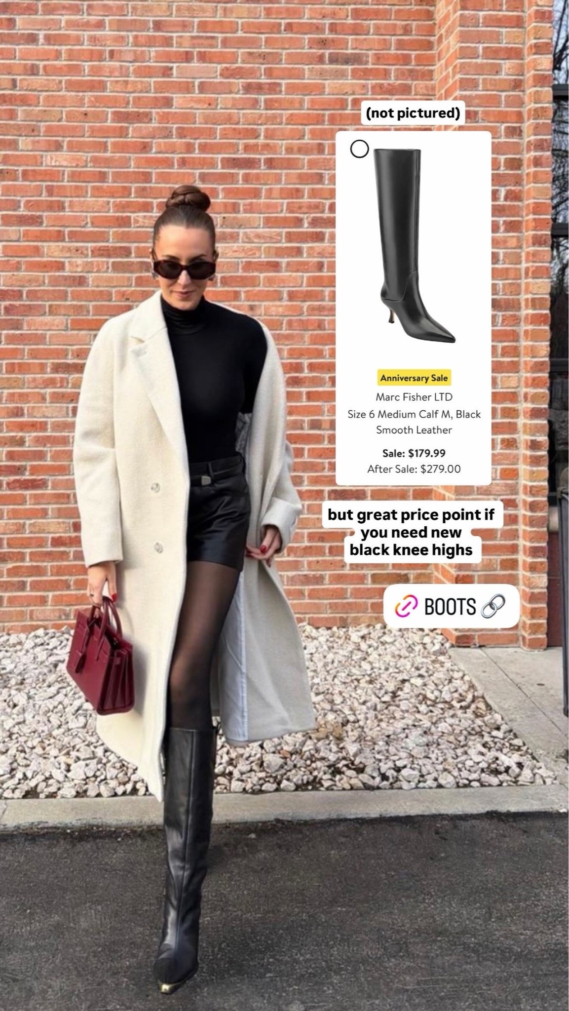 black leather knee high boots on sale for 🔥 fall looks

#LTKSaleAlert #LTKootd