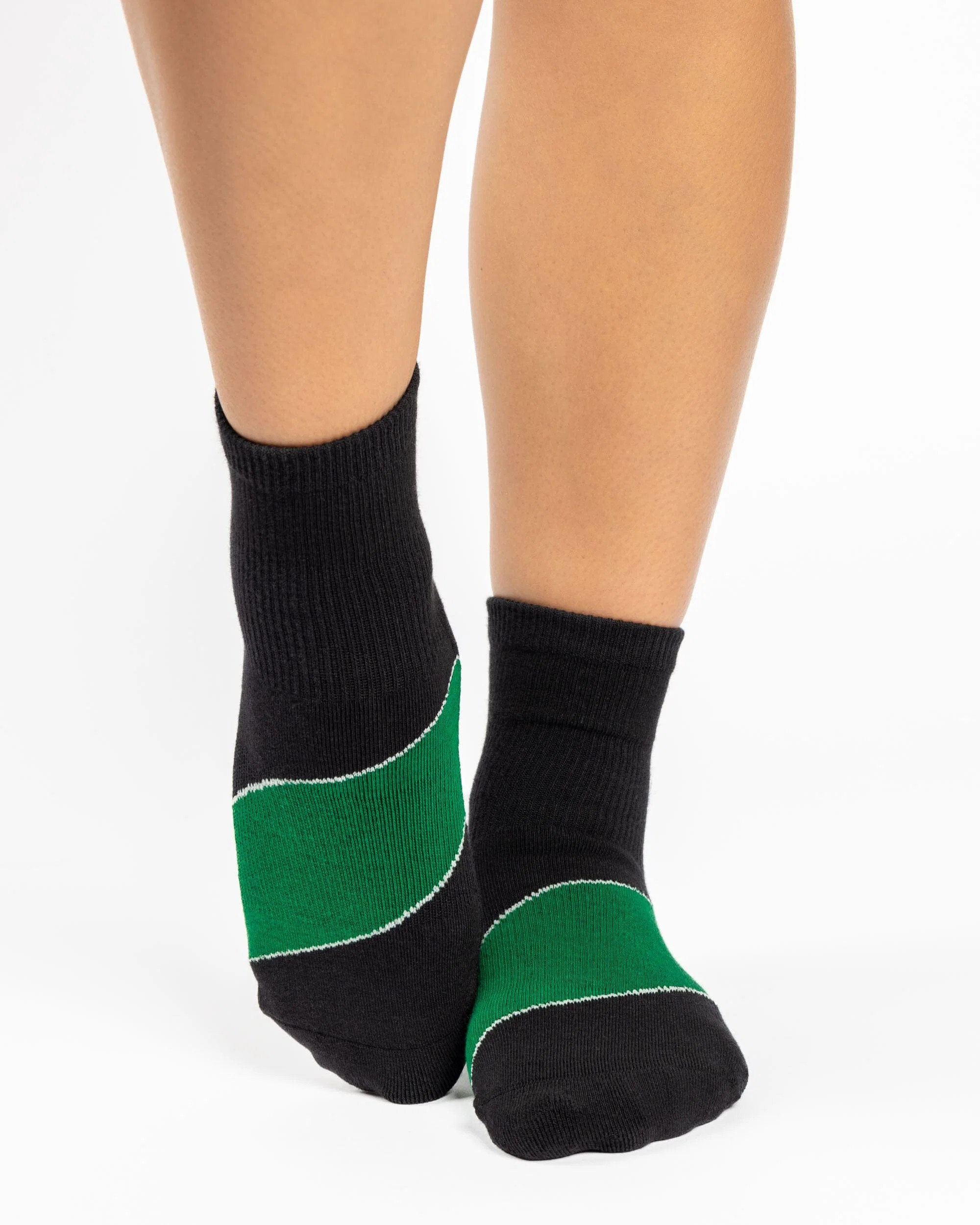 Chev Stripe Ankle Grip Socks for Pilates, Barre & Yoga | Pointe Studio | Pointe Studio (US)