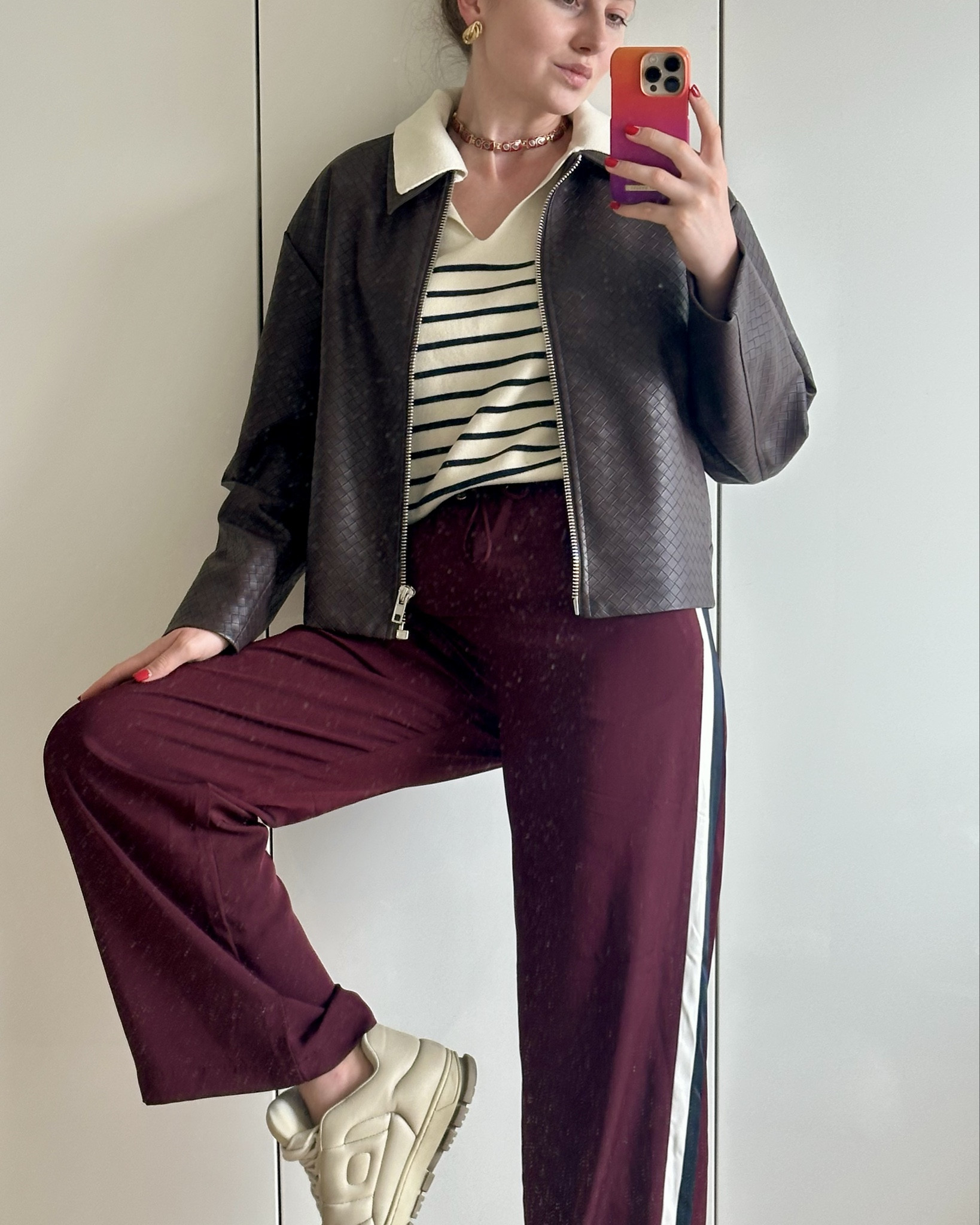 when streetwear meets casual style. always burgundy & navy for fall outfits and striped knit tops stay here for last summer vibes💙

#LTKWorkwear #LTKSeasonal #LTKActive