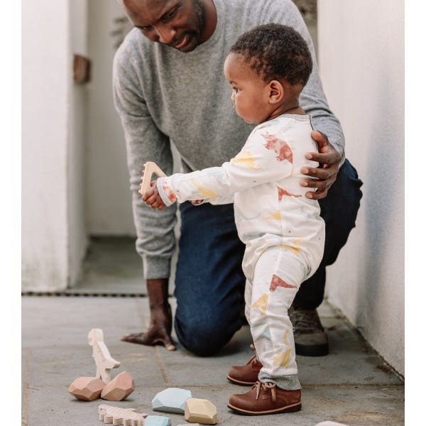 Jurassic Territory Organic Baby Jumpsuit | Burts Bees Baby