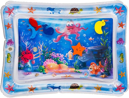 Click for more info about Splashin'kids Inflatable Tummy Time Premium Water mat Infants and Toddlers is The Perfect Fun tim...