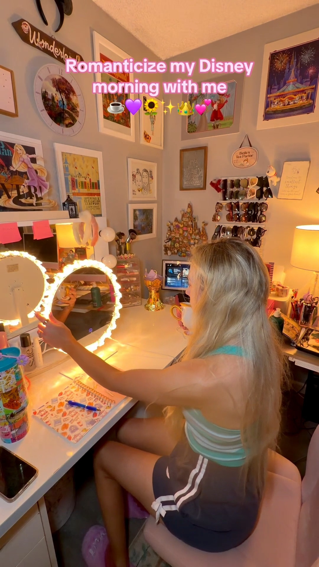 A little love for Sofia the first this morning! I love all this show includes so many different. Disney characters in this episode happened to have Rapunzel in it.🙌🏼👑🥹😍  Romanticizing my Disney mornings start the day so magical & off on a great start ☕️💕☀️ #getreadywithme #disneystyle #disneycreator #romanticizeyourlife #disneyplus @Brooks Running @Disney Parks @Disney @Disney Style @Disney Store @Loungefly @Little Words Project @Disney+ @Walt Disney Animation Studios 

#LTKootd #LTKgrwm #LTKdayinmylife