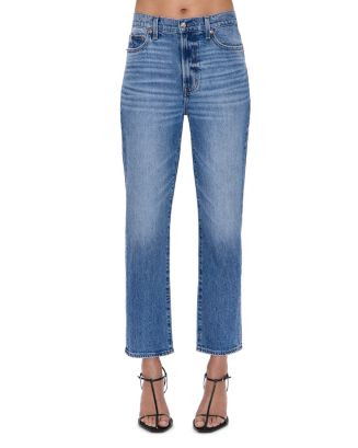 Bri High Rise Slim Straight Leg Jeans in Charleston | Bloomingdale's (AU)
