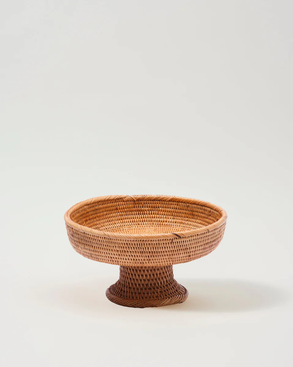 Vimini Woven Fruit Stand, Small | Cabana Magazine