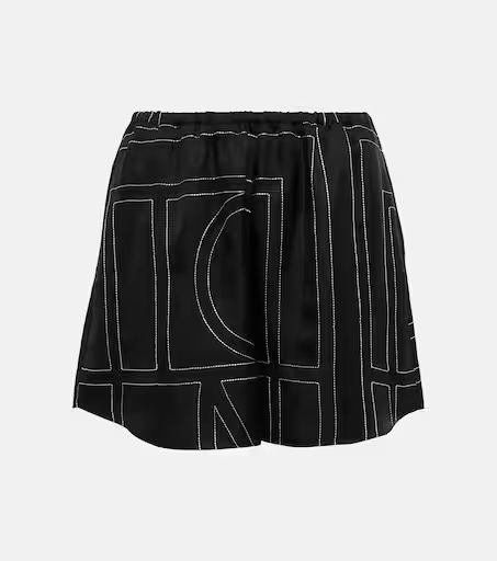 Logo silk shorts | Mytheresa (UK)