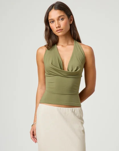 Cowl Neck Halter Top | Glassons (Australia)