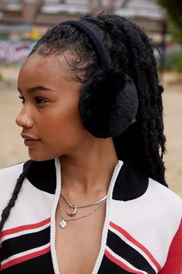 UO Faux Fur Ear Muffs | Urban Outfitters (EU)