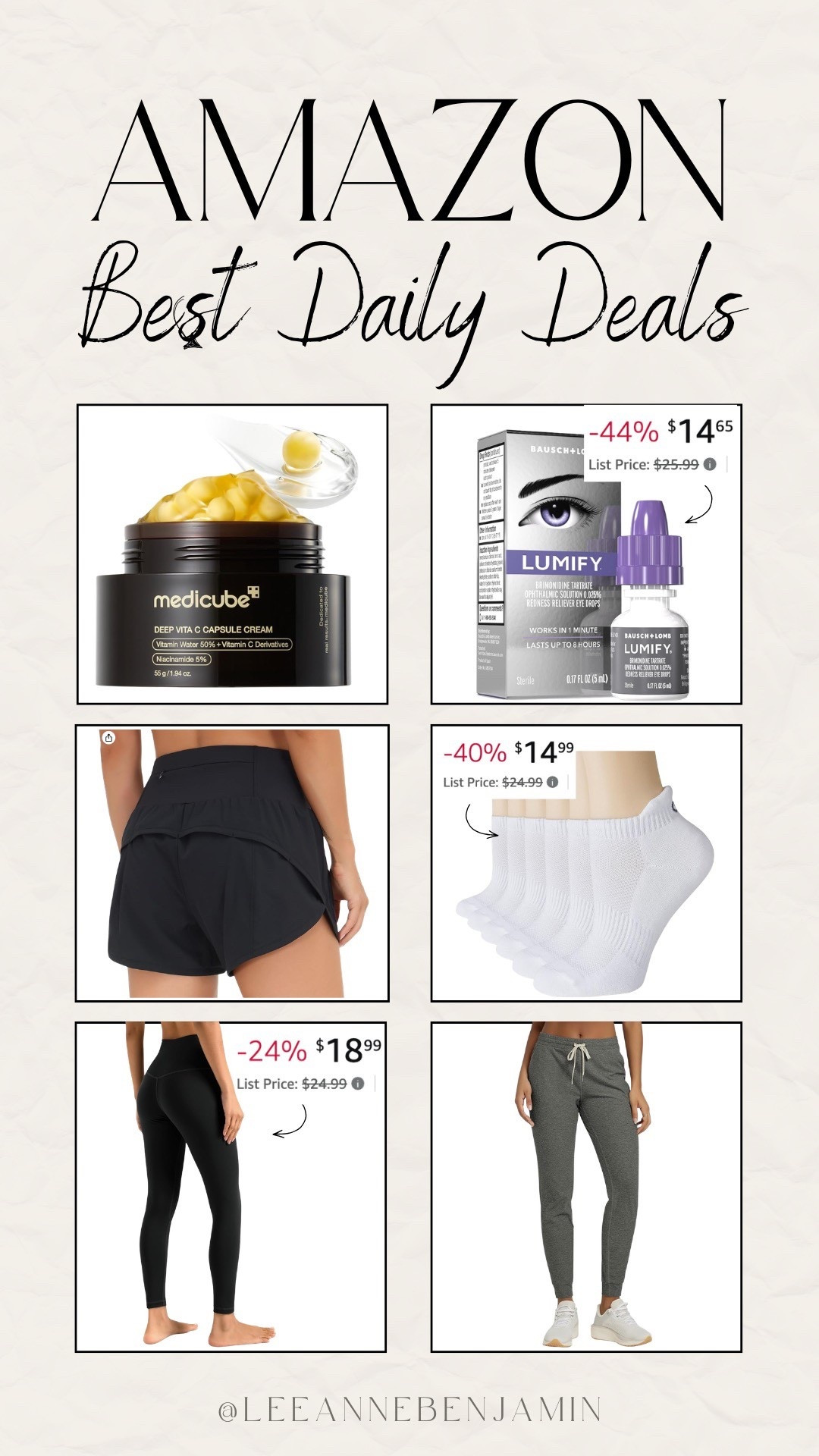 Top 6 daily deals on Amazon today! 

#LTKSaleAlert #LTKselfcare #LTKActive