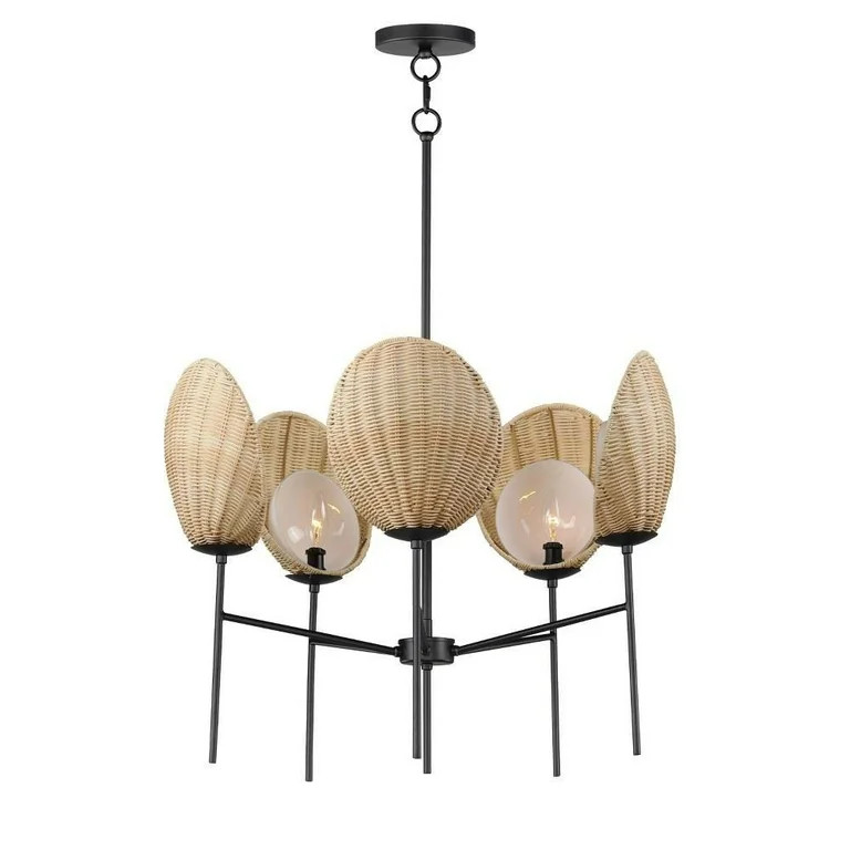5 Light Chandelier-20.25 inches Tall and 26 inches Wide Bailey Street Home 93-Bel-5071802 | Walmart (US)