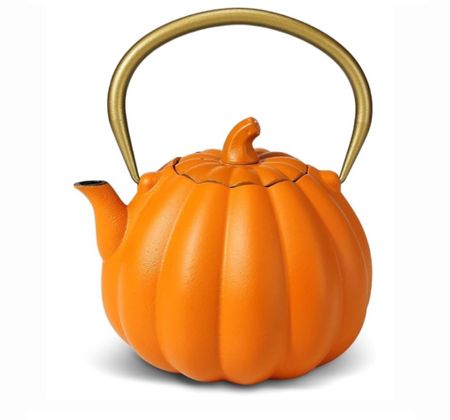 Amazon finds , fall decor , pumpkin tea kettle 