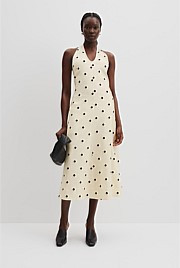 Print Spot Midi Dress | Country Road