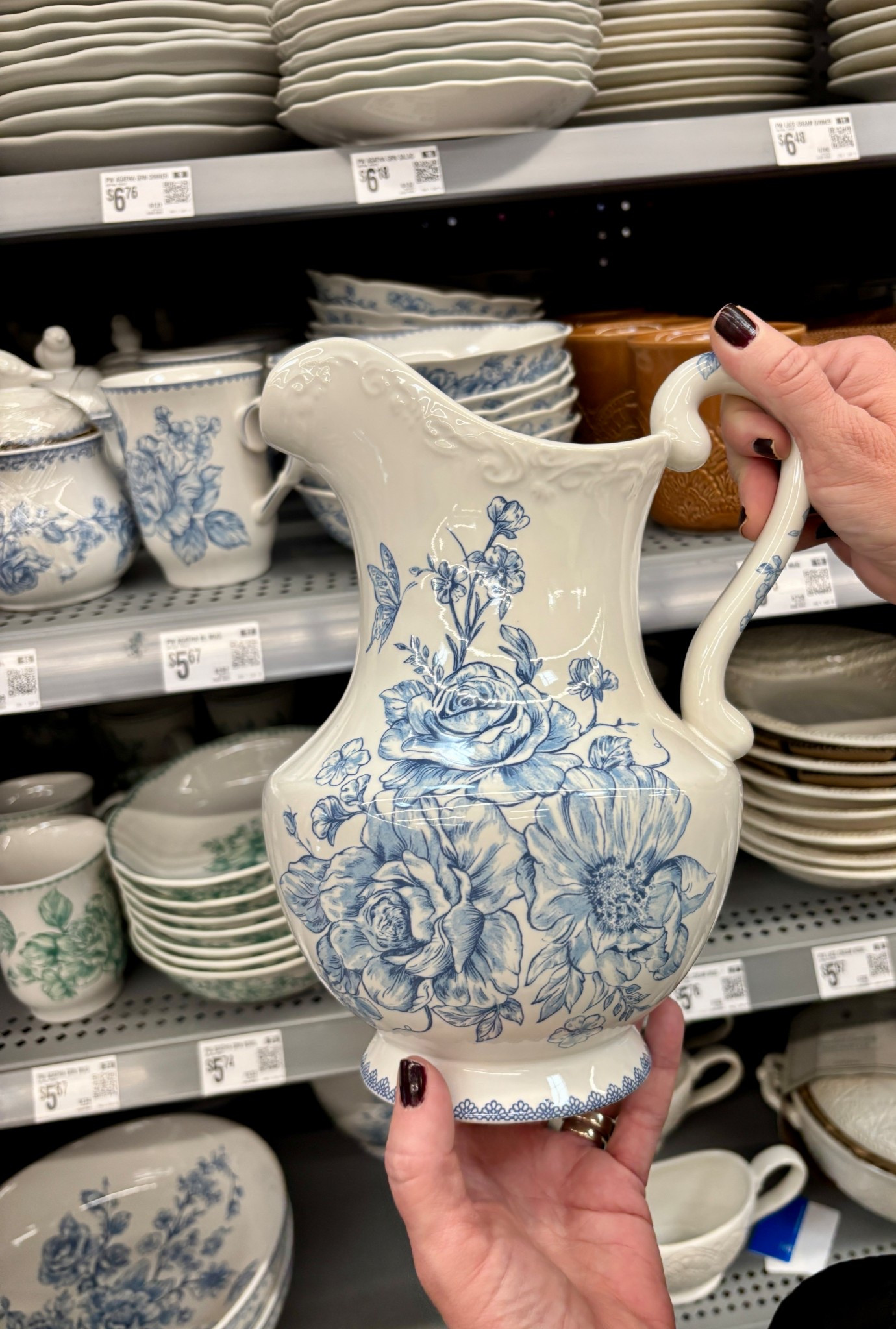 This pattern, this 2 quart pitcher…everything! So pretty! 

#LTKHome #LTKWedding #LTKfoodie