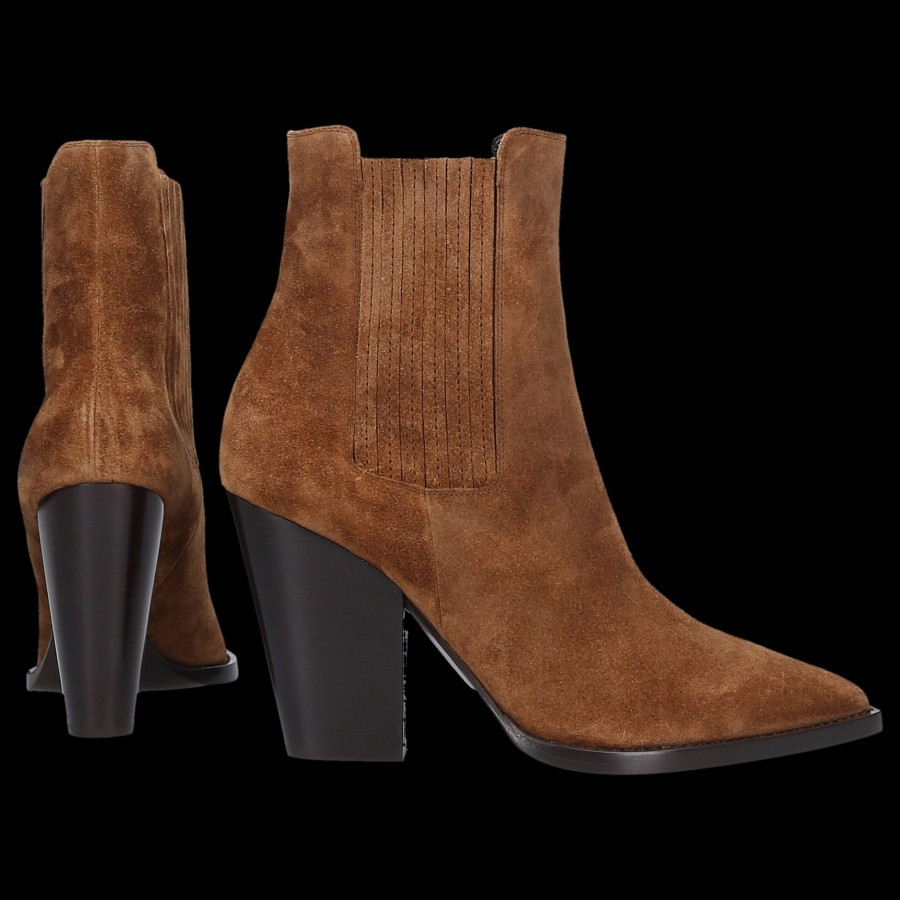 Saint Laurent Chelsea Boots THEO 95 Veloursleder | Budapester.com