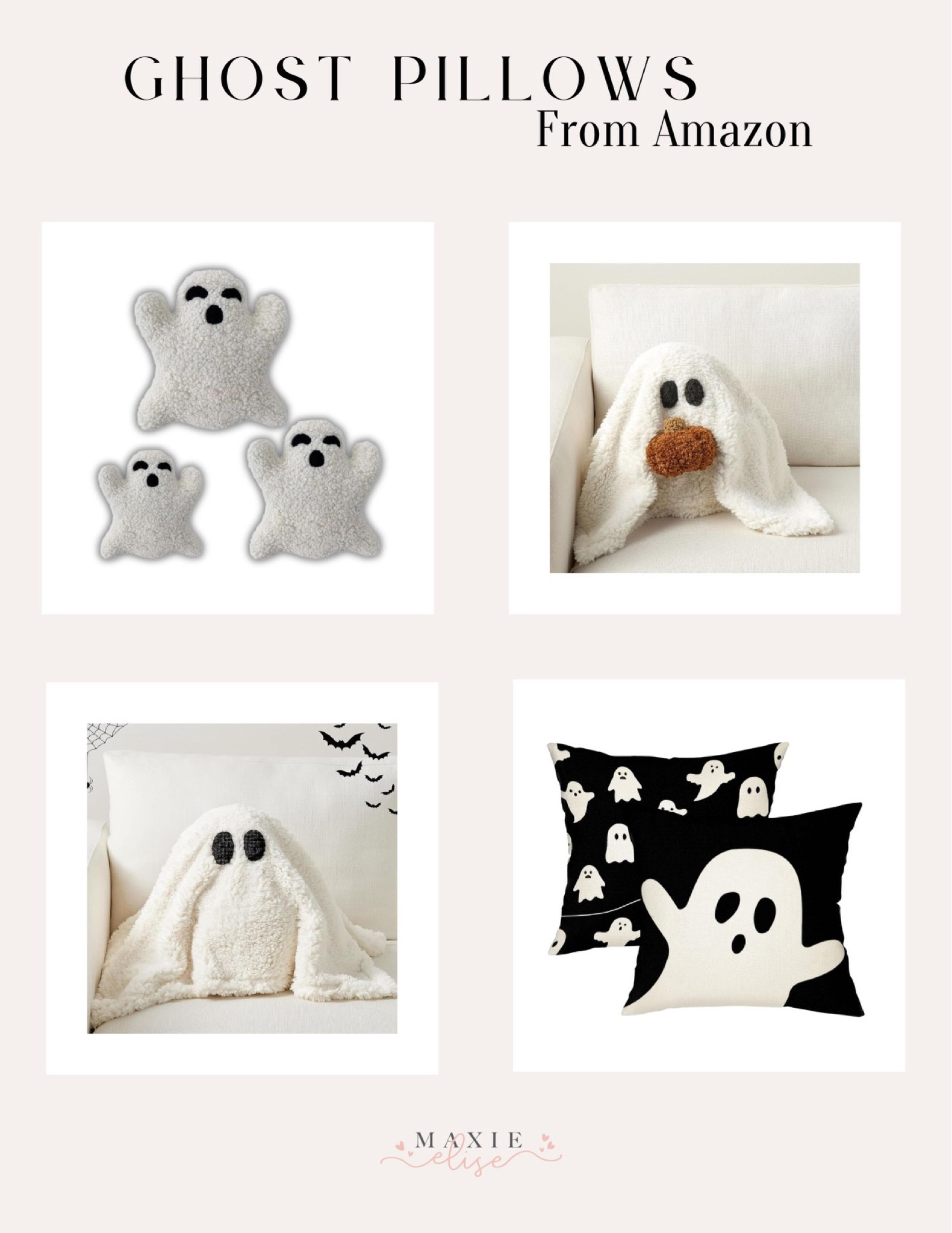 The cutest ghost pillows from Amazon!

Amazon pillows, Amazon decor, Amazon home decor, Amazon Halloween decor, Halloween pillows, fall pillows, Halloween home decor, fall home decor, Amazon must haves, pottery barn lookalikes, affordable Halloween decor, Halloween aesthetic

#LTKHalloween #LTKSeasonal #LTKhome