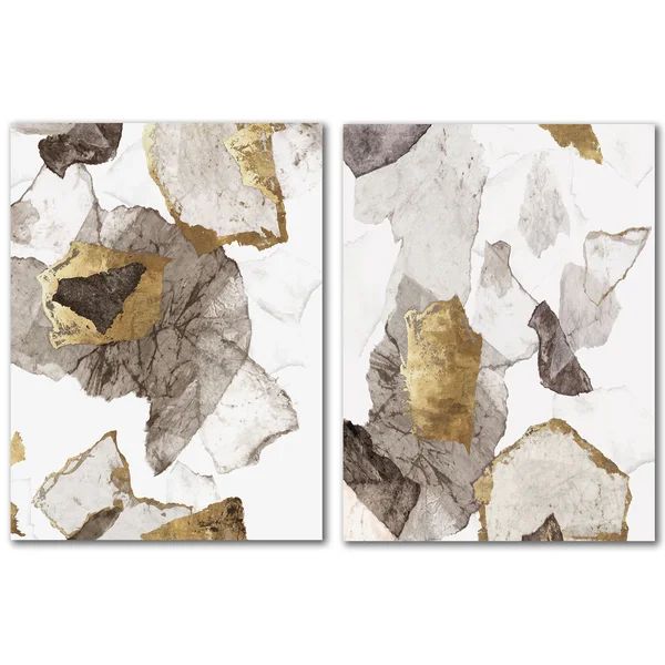 Amplified - 2 Piece Wrapped Canvas Graphic Art Print Set | Wayfair Professional