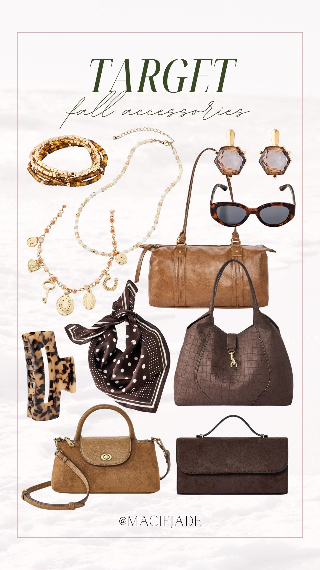 I found the cutest fall accessories from Target! 🍂 neutral staple to go with any look 🎯

Fall fashion, fall style, fall trends, fall bags, fall accessories, fall trend, affordable fall fashion

#LTKSeasonal