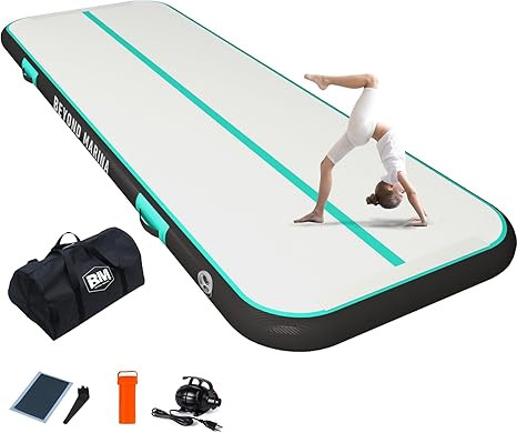 BEYOND MARINA Air Gymnastics Tumble Track 4/8 inches Thickness Inflatable Tumbling 10ft/13ft/16ft... | Amazon (US)