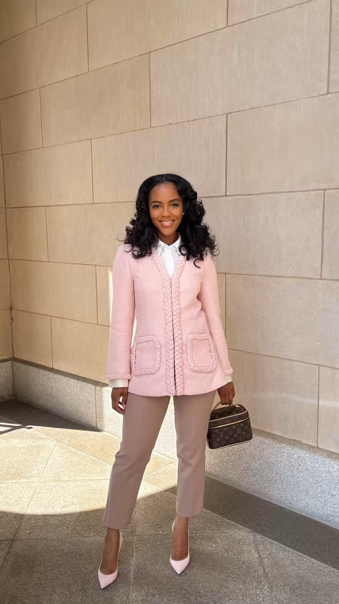 The pieces behind a Soft Authority wardrobe. Each one was chosen with intention. Structured, feminine, and built to hold the room without raising its voice.
This is the style philosophy I built for the professional woman who wants to be well dressed, well rested, and well respected.

Blazer (gifted) size small 
 Button-up: size small 
Pants: size 4 

#softauthority #professionalwomen #workwear #outfitdetails #styletips