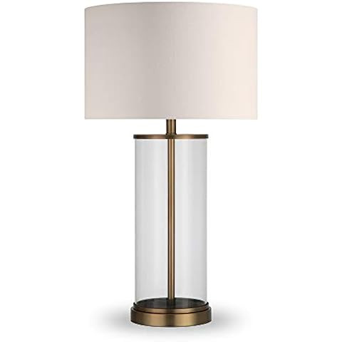 JONATHAN Y JYL2005A Collins 29" Glass LED Table Lamp Modern Contemporary Glam Bedside Desk Nights... | Amazon (US)