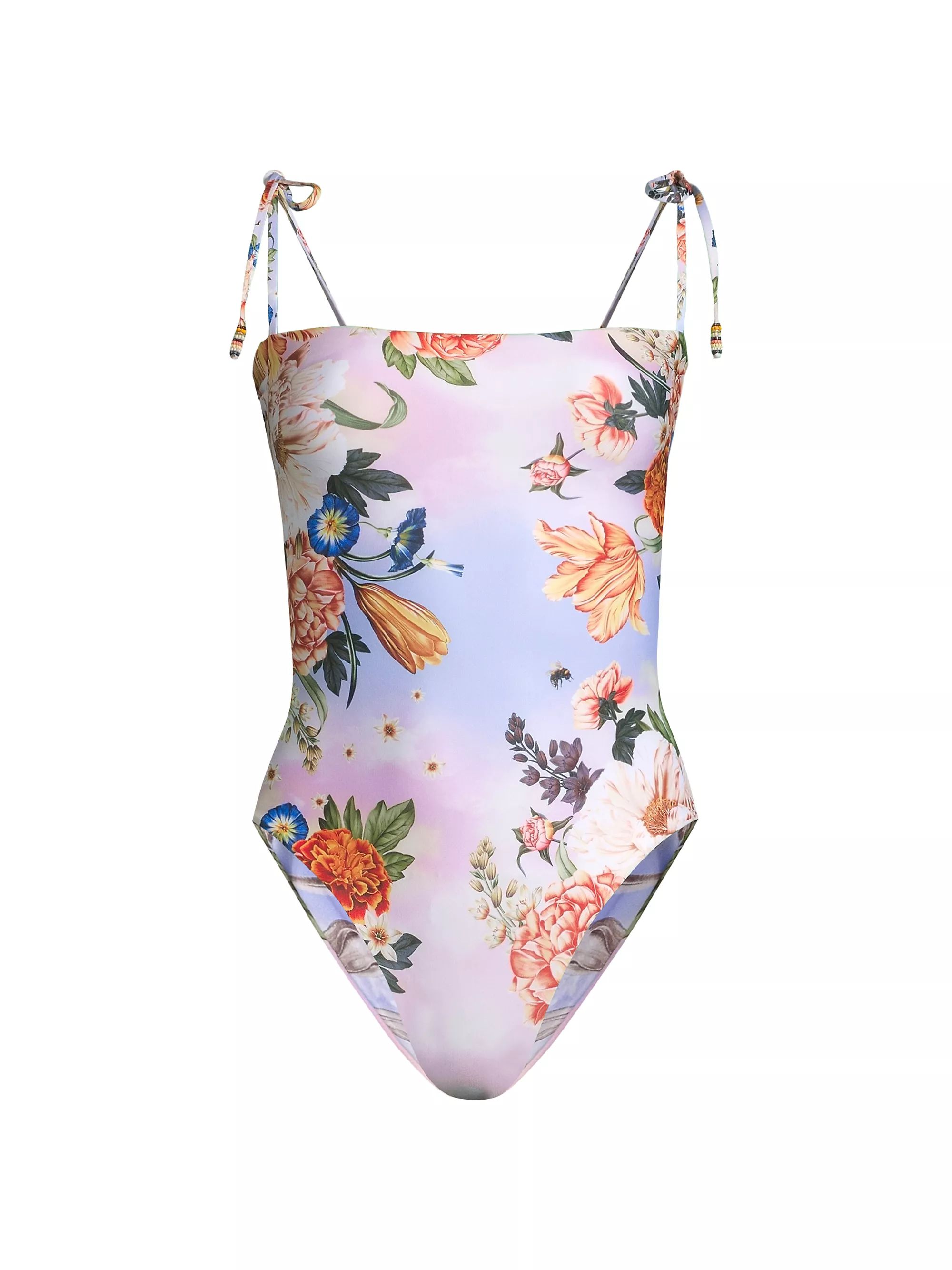 Kailan Numen Floral Reversible One-Piece Swimsuit | Saks Fifth Avenue