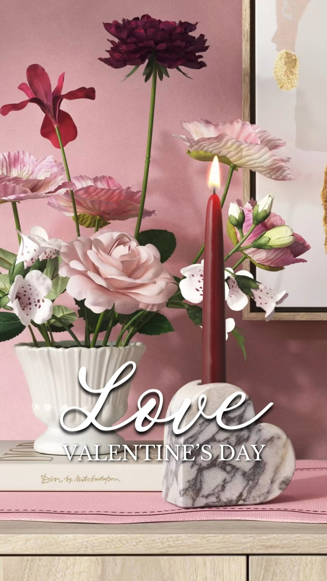 Cutest floral arrangement and marble candle holder 😍 

Valentine’s day 
Centerpiece 
Floral
Marble heart 
Threshold collection 
Target

#LTKSeasonal #LTKHome #LTKSaleAlert