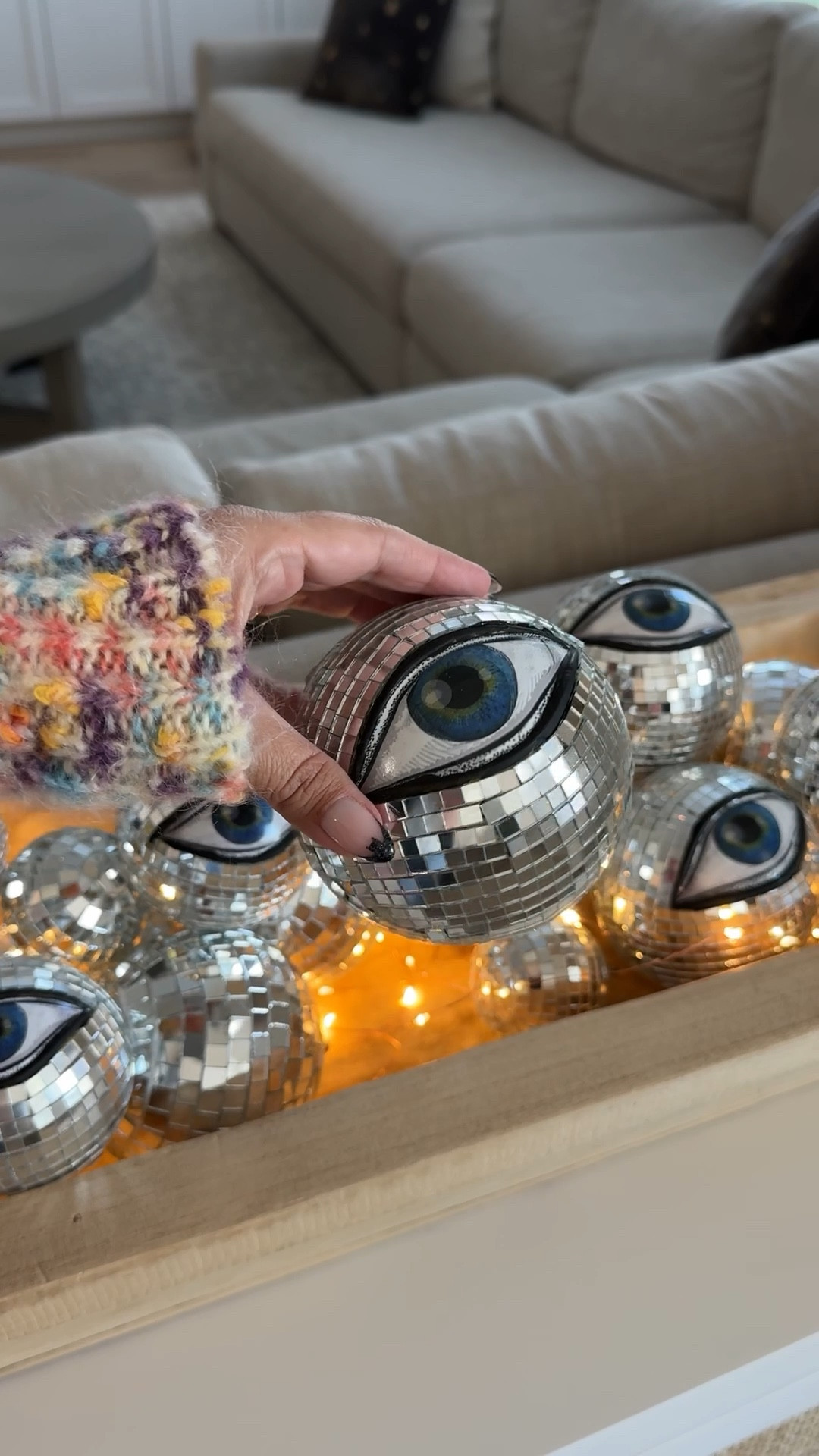 “Eye” see you, Halloween lovers! 👁✨ This DIY takes spooky to sparkly—creepy eyeballs turned disco magic! 🪩 Do they creep you out or make want to dance? 💀🕺 I’m obsessed! 


#LTKSeasonal #LTKVideo #LTKHome